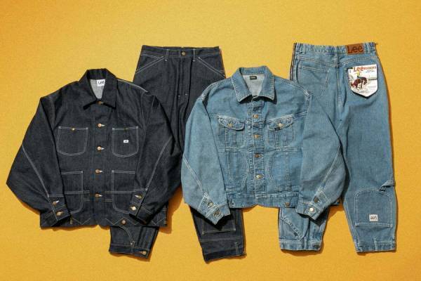 ビューティフルピープル×Leeの限定デニム、“上下逆さまで着る”2WAYジャケット＆デニムパンツ