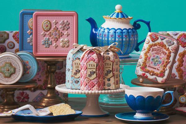 アフタヌーンティー・リビング“架空のスイーツ店着想”ティーカップやクッキー缶、KUNIKAとコラボ