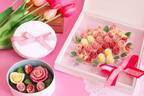花屋が作る“バラ型チョコ”にチューリップ着想の新作、24年バレンタイン＆ホワイトデー限定