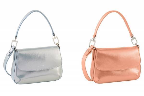 ジョルジオ アルマーニ「ラ プリマ」に“シャイニー”な24年春夏バッグ、海のようなブルーカラーも