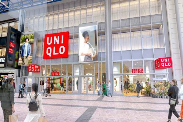 ユニクロ、神戸三宮センター街に兵庫県最大店舗オープン