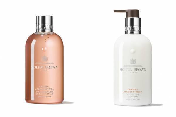 モルトンブラウン24年春ボディケア、“アプリコット華やぐ”シャワージェル＆ボディローション