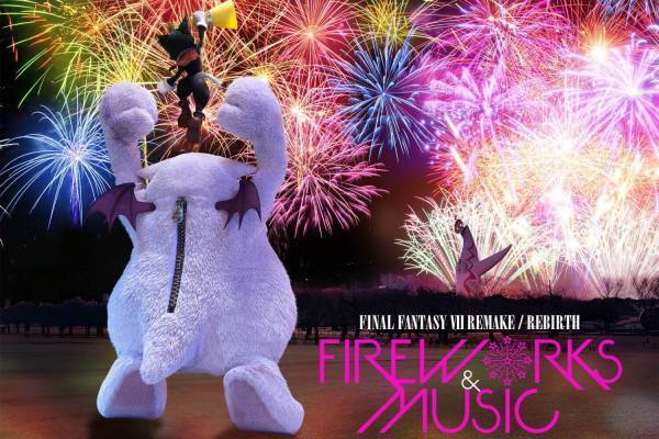 「ファイナルファンタジーVII リメイク＆リバース」の花火イベントが大阪で、物語を彩る名曲とシンクロ