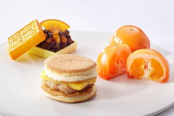 「旅する和菓子」8つの和菓子店が新宿タカシマヤに、“みかんまるごと”大福やオレンジ×チョコもなか