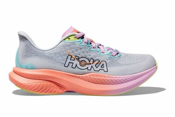 ホカのランニングシューズ「マッハ 6」厚底グラデーションソール、オレンジ×ピンクなど豊富なカラーで