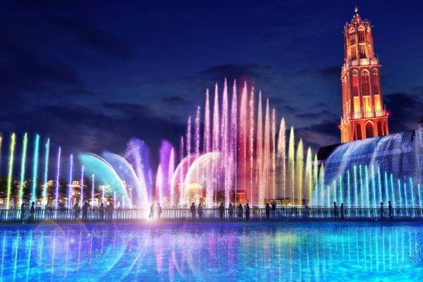 ハウステンボスの新エリア「ウォーターガーデン」日本最大の音楽噴水ショー＆イルミネーション