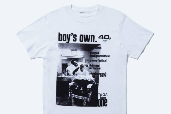 トーガ×英雑誌『ボーイズ・オウン』“表紙”Tシャツやロンドン＆東京の地図入りジャケット