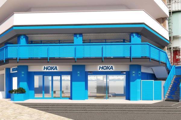 ホカの国内最大直営店「ホカ 原宿」神宮前交差点に - 新作スニーカー販売、足の3D計測サービスも