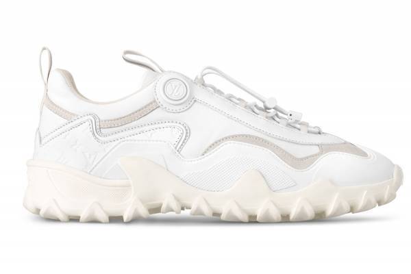 ルイ・ヴィトン“波形アウトソール”のウィメンズスニーカー、スエード＆カーフレザーなど異素材ミックス