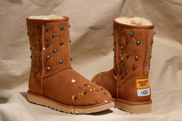 UGG“カラフルビジュー”付きブーツ＆スリッポン、米ギャラリー デプトとコラボ