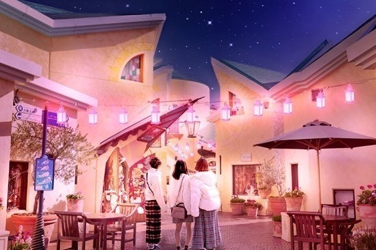 イクスピアリが“桜カラー”に染まる - 夜はランタン揺らめく幻想的な空間に、桜スイーツ＆グッズも