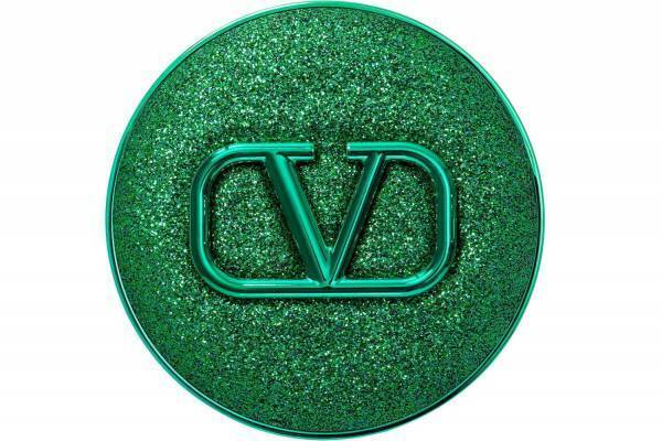 ヴァレンティノ ビューティ24年夏コスメ、“グリーングリッター煌めく”新クッションファンデケース