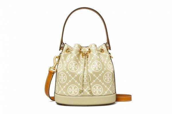トリー バーチ「Tモノグラム」パステルカラー＆デニムジャカード、ミニトートやバケットバッグなど