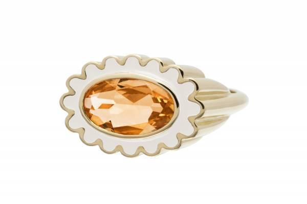 アリータ“花モチーフ”のジュエリー「マルガリータ」ストーンきらめくリングやピアス、伊勢丹新宿店で