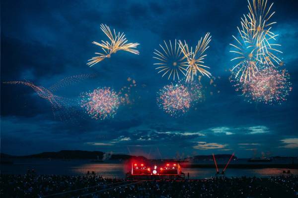 未来型花火「スターアイランド 2024」東京・お台場で、花火×最新技術のエンターテインメント