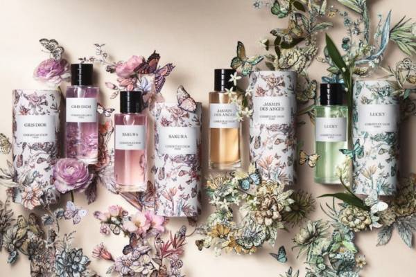 「メゾン クリスチャン ディオール」人気のフローラル フレグランス“蝶と花々”描く限定パッケージに