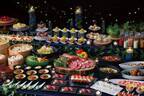 ホテル椿山荘東京「ほたるの夕べ」夜ビュッフェ、和洋中からスイーツまで約50種＆蛍イメージの限定料理も