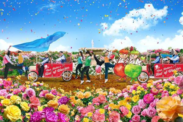 京成バラ園の春イベント「アリスのブルーミングカーニバル」初のパレードや不思議の国のアリスの新スポット