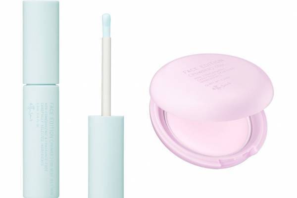 エテュセ24年夏“ひんやり”ベースメイク、クリアブルーの部分用プライマーが復刻＆フェイスパウダーも