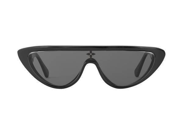 ルイ・ヴィトンのウィメンズサングラス、“モノグラム・フラワー”を飾った1枚レンズのマスクシェイプ