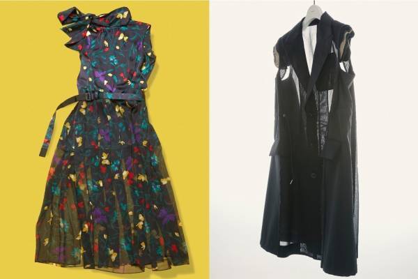 sacaiの24年春夏ウィメンズ、花柄ドレス＆グレンチェックのシアーベストなど