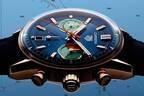 タグ・ホイヤー24年“海着想”の腕時計「カレラ スキッパー」ブルーダイヤル×ローズゴールド製ケースで