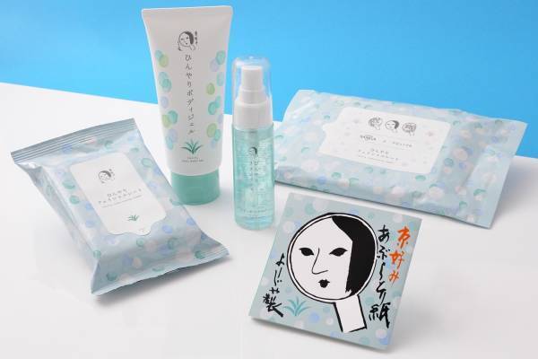 よーじや“ラムネ香る”24年夏コスメ、ひんやり冷感ボディミスト＆グリーンのあぶらとり紙など