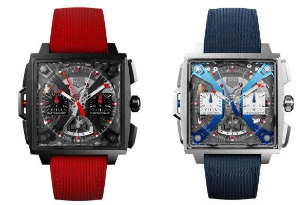 タグ・ホイヤー24年新作、“スクエア型”の軽量防水腕時計「モナコ スプリットセコンド クロノグラフ」