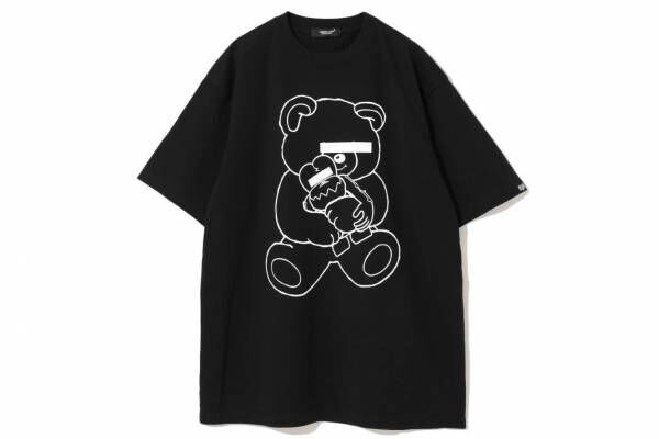 アンダーカバー×バウンティーハンターの白黒Tシャツ＆フィギュア、ベア 