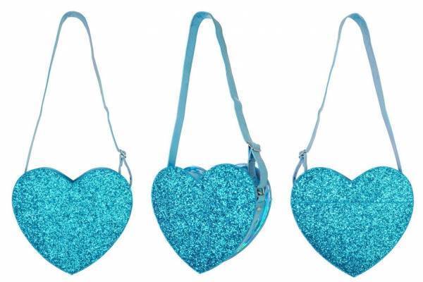 ミルク24年夏“大粒ラメ×オーロラに輝く”ハート型ショルダーバッグ、リボン付き厚底サンダルも