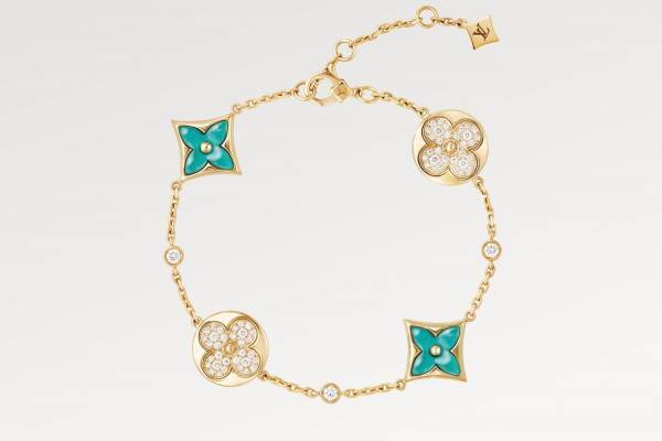 ルイ・ヴィトンのファインジュエリー「カラー ブロッサム」新作、“アマゾナイト”輝くブレスレットなど