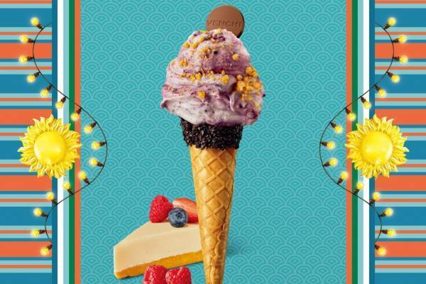ヴェンキ新作ジェラート「ミックスベリーチーズケーキ」マスカルポーネに甘酸っぱいベリージャム