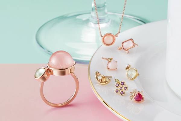 カナル 4℃24年春夏ジュエリー、まるで“アイスクリーム”のリングや“クリームソーダ”風ネックレス