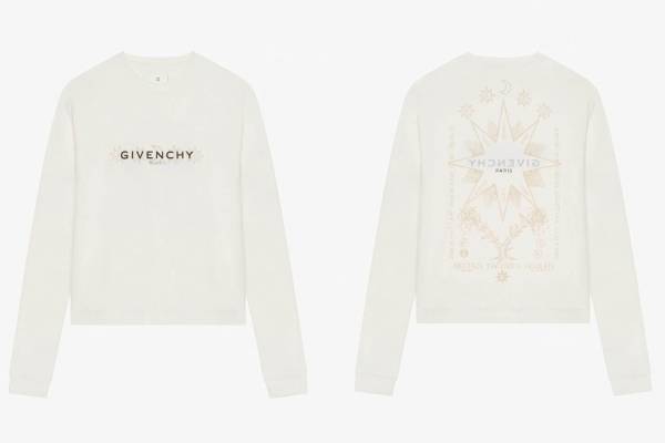 ジバンシィ“タロット柄”プリントの長袖Tシャツ、伊勢丹新宿メンズ＆高島屋大阪で先行販売