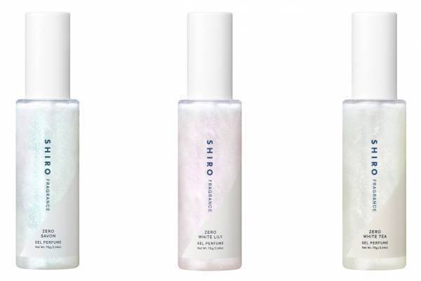 SHIRO“ラメ輝く”ジェル状香水「ジェルパフューム」24年夏フレグランス、サボンなどの香料がベース