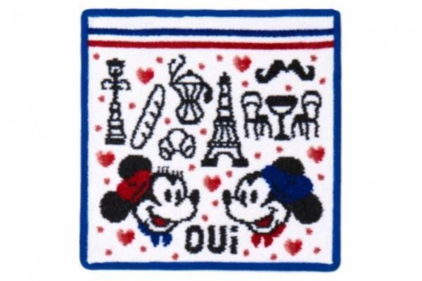フェイラーから「ミッキーマウス＆ミニーマウス」ハンカチ、“パリでデートする”姿の巾着やバッグなども
