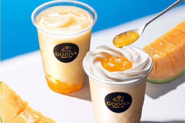 ゴディバ“北海道産赤肉メロン”の夏限定ドリンク、濃厚リッチなショコリキサー＆カカオフルーツジュース