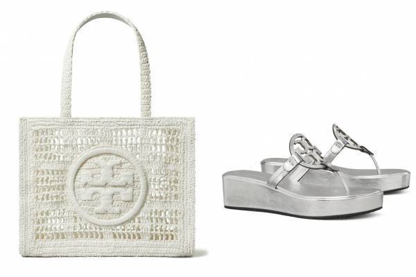 トリー バーチ24年夏新作、クロシェ編み「エラ トート」バッグや煌めく“ダブルT”厚底サンダルなど