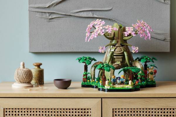 大人レゴ「ゼルダの伝説」2つのバージョンにアレンジ可能な“デクの樹”、マスターソードやリンクの家