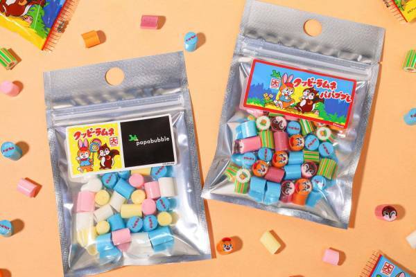 「クッピーラムネ」がパパブブレのキャンディに、“クッピー＆ラム”の顔入り×4種のラムネフレーバー