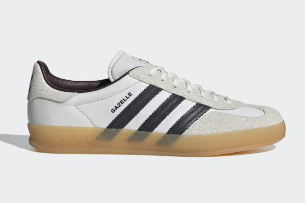 アディダス オリジナルス“かぎ編み調”3本線の「ガゼル インドア」スニーカー、柴田ひかりが監修