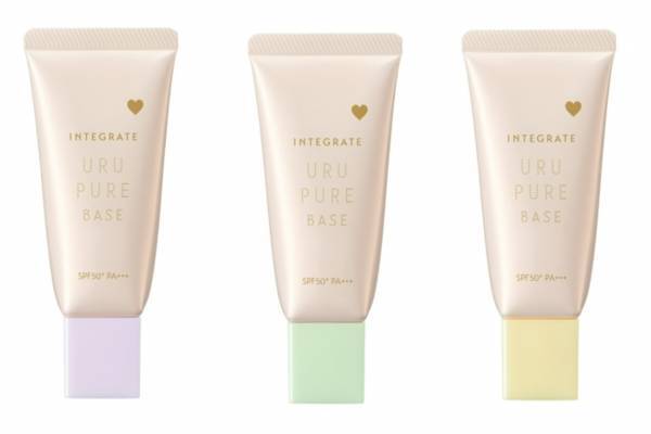 インテグレート24年秋ベースメイク「うるピュアベース」“肌悩みに合わせて選ぶ”全3色のうるおい下地