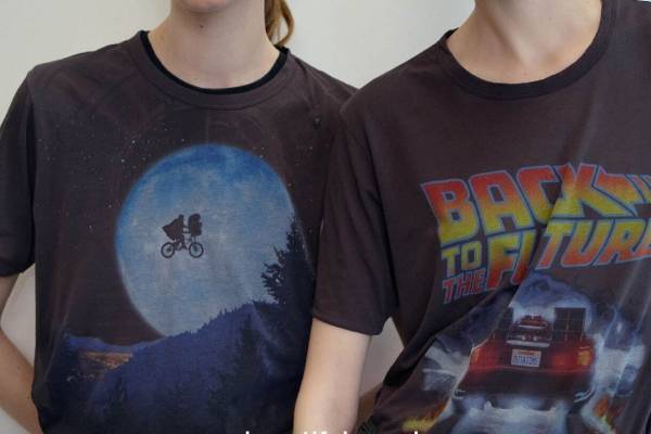 ビューティフルピープル『E.T.』『バック・トゥ・ザ・フューチャー』シアーTシャツ、名シーンをプリント