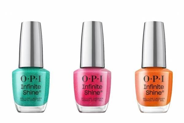 OPI24年夏ネイル「マイ・ミー・エラ」“全色ラメ入り”ピンクの煌めくジェル風ツヤネイル9色