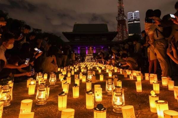 「100万人のキャンドルナイト」増上寺で、東京タワー消灯＆キャンドルの灯りを楽しむ夏至イベント