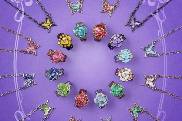 アナ スイ「誕生石カラー」着想ネックレス＆イヤーカフセット、“幸福”のアクアマリンカラーなど全12種