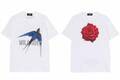 ワイルドサイド ヨウジヤマモト24年夏の白Tシャツ、“青いツバメや花々”大胆にデザイン