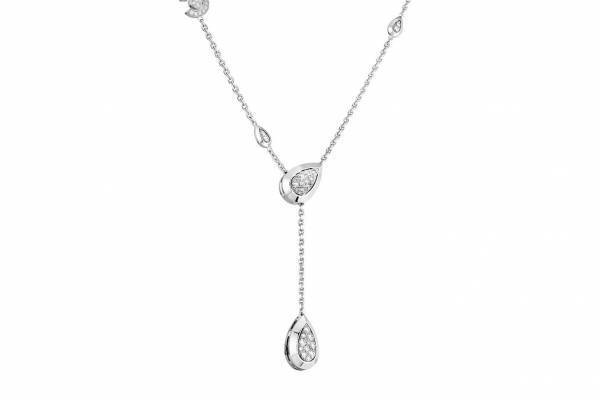 シャネル「コレクション N°5」初のロングネックレス、数字の“5”モチーフにダイヤモンドを並べて