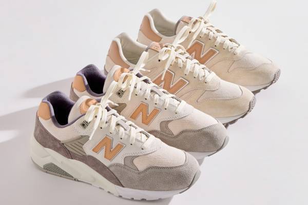 Kith×ニューバランスのスニーカー「1300」「580」柔らかなニュアンスカラーの限定色