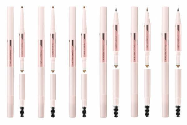 プリマヴィスタ24年秋コスメ、ふんわり立体眉が叶うパウダーとペンシルorリキッドの3in1アイブロウ